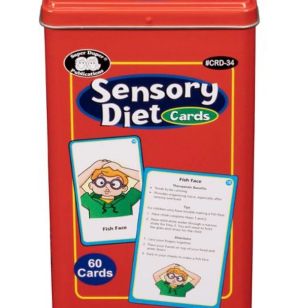 Sensory Diet Cards - Red